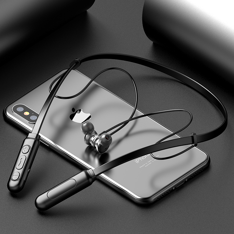 Q9 Sweatproof Magnetic Earphones Bluetooth 5.0 Earphone Wireless Earphone Fashion Small Halter Bluetooth Sports Earphones