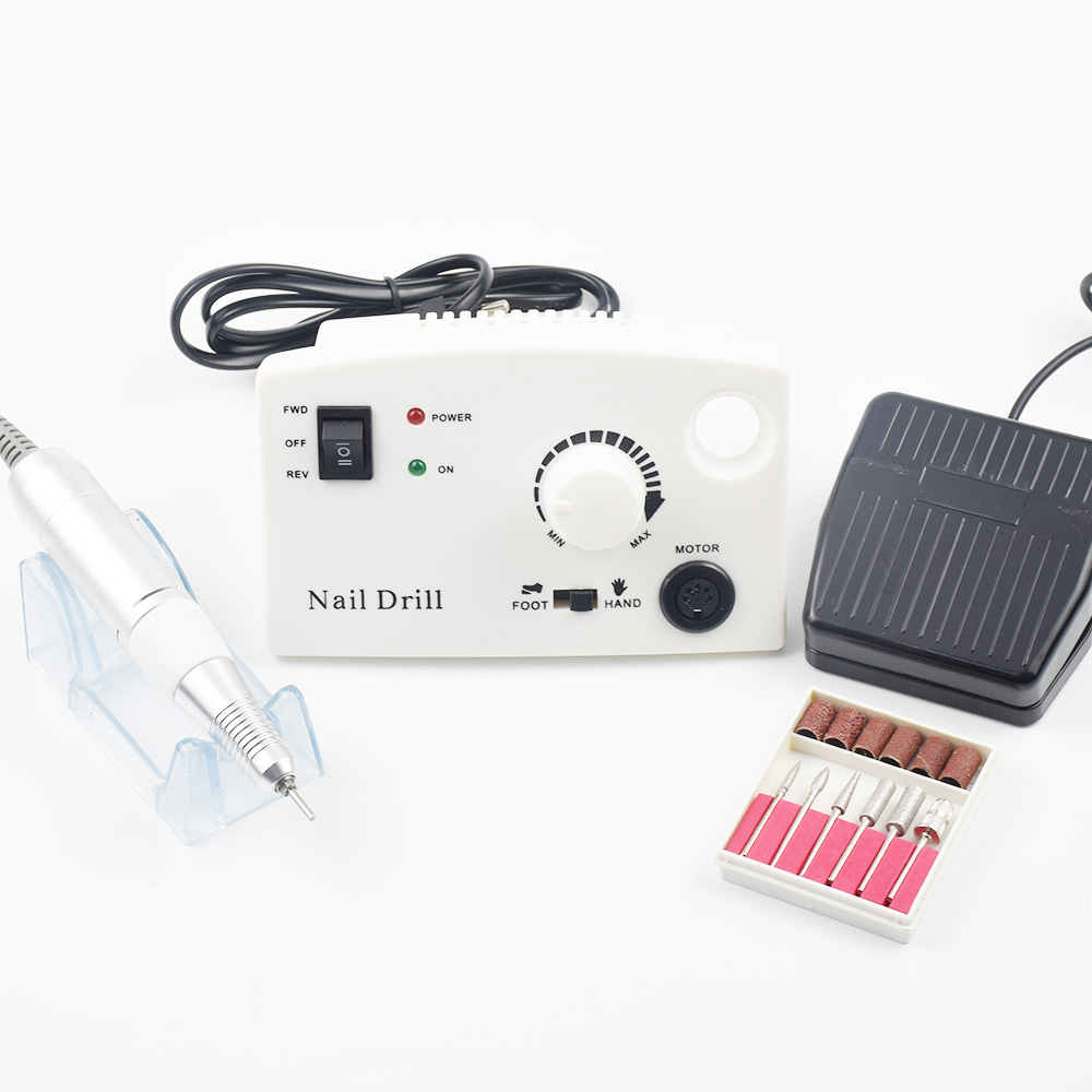 30000RPM Professional Machine Apparatus for Manicure Pedicure Kit Electric File with Cutter Nail Drill Art Polisher Tool Bit