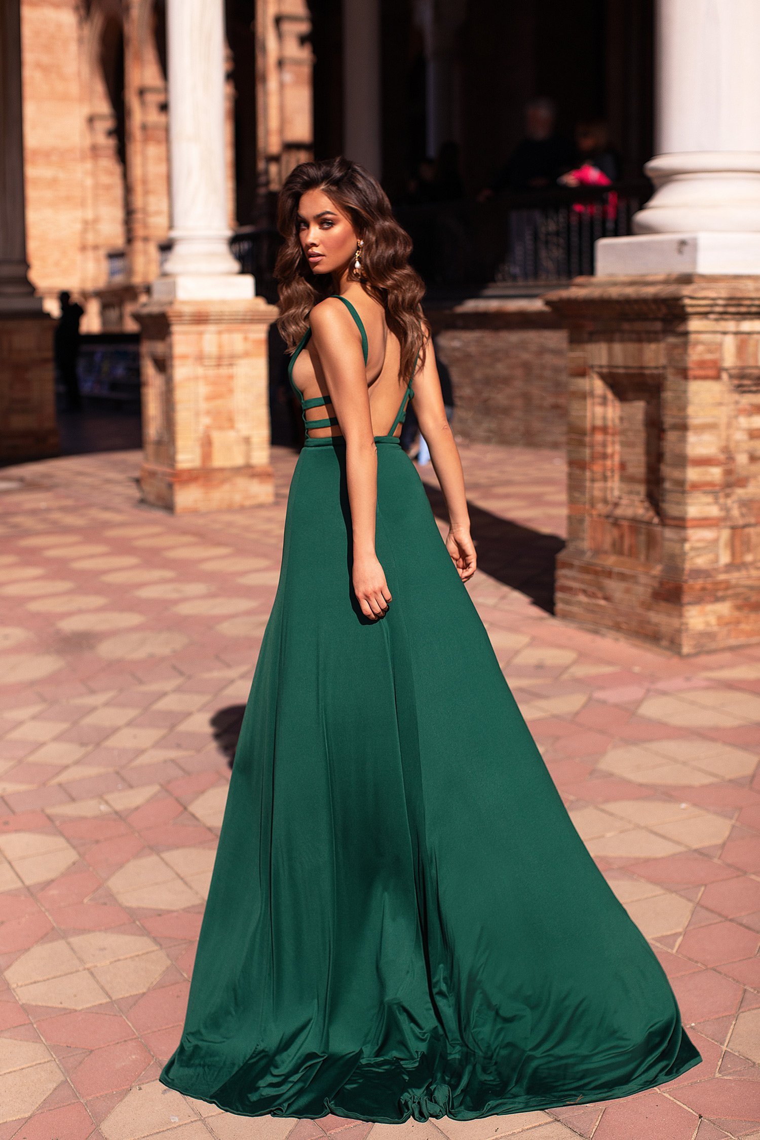 Sexy Prom Dresses 2019 Deep V Neck Side Splits Backless Evening Gowns Cheap Cocktail Party Dresses robes de soirée