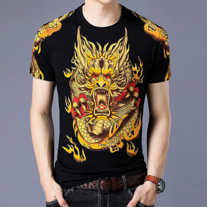 Mens Dragons T Shirts Short Sleeve t-shirts Summer Slim Fit Tops Tees Black T Shirt 3D Printed Streetwear Plus Size M-4XL, White eagle
Mens Dragons T Shirts Short Sleeve t-shirts Summer Slim Fit Tops Tees Black T Shirt 3D Printed Streetwear Plus Size M-4XL, White eagle