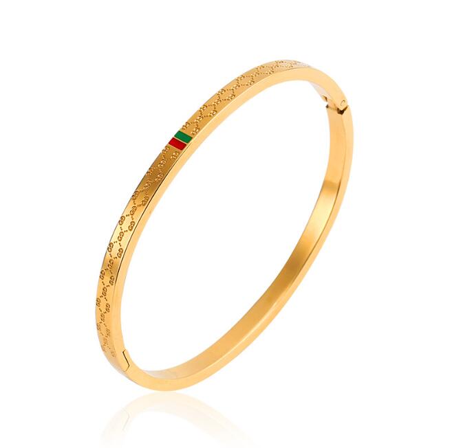 Women Luxury jewelry Titanium steel lettering bracelet big double G pattern buckle bracelet love bracelet titanium steel jewelry
Women Luxury jewelry Titanium steel lettering bracelet big double G pattern buckle bracelet love bracelet titanium steel jewelry