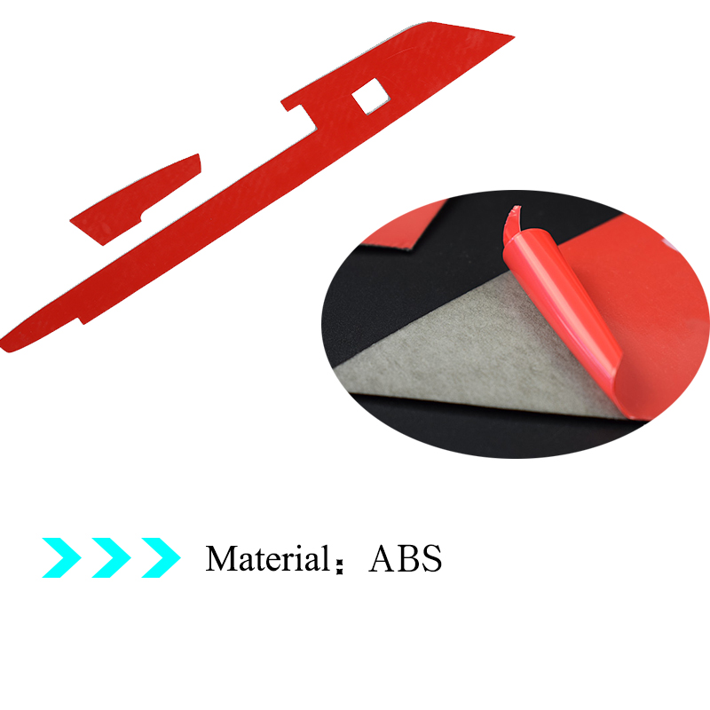 Carbon Fiber Car Control Gear Panel Decorative Sticker For Chevrolet Camaro 16+ Interior Accessories