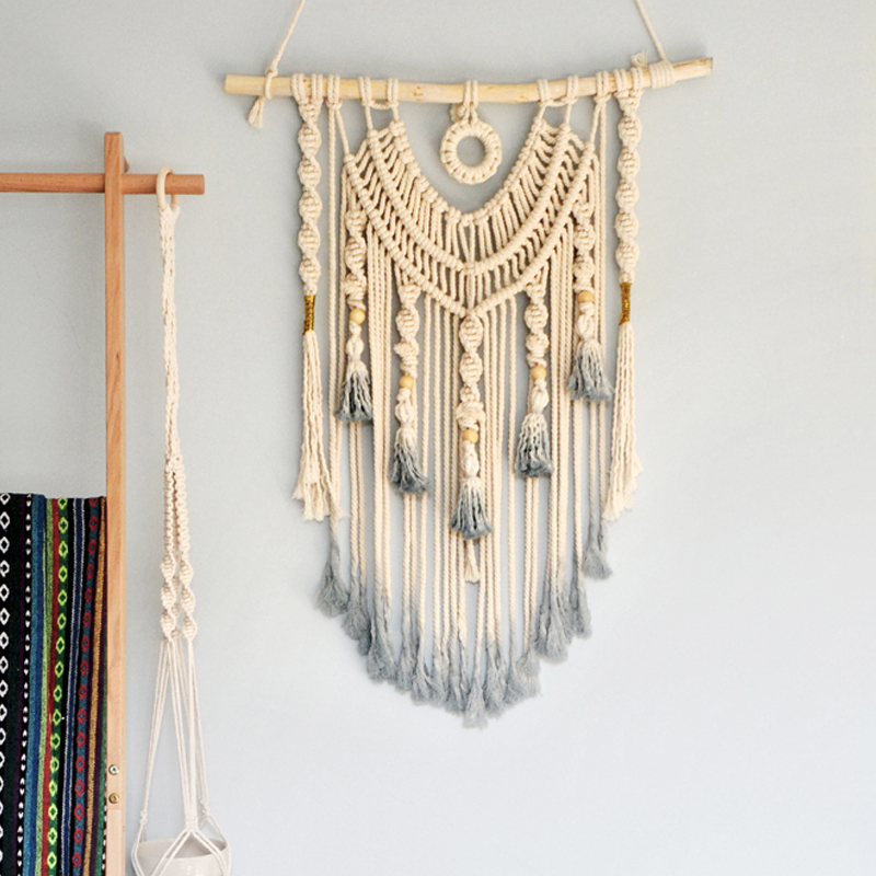 Woven Wall Hanging Macrame dream catcher Wall Hanging Large Above Bed Decor Neutral Boho Home DecorTapestry