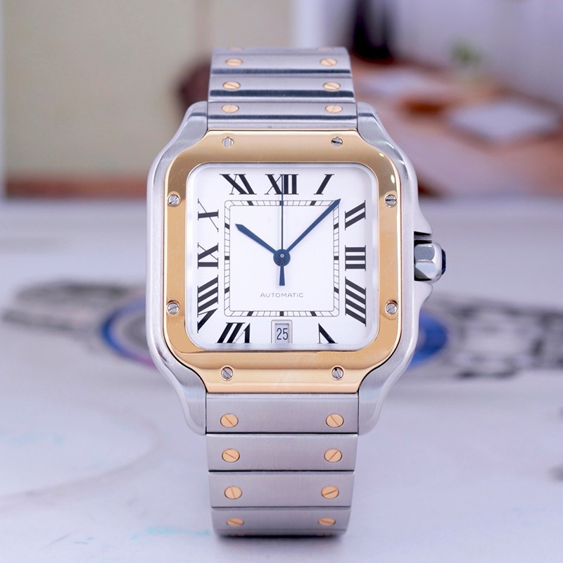 Top selling Swiss high-end men's watch automatic mechanical calendar waterproof fashion business luminous watch stainless steel wristwatch
Top selling Swiss high-end men's watch automatic mechanical calendar waterproof fashion business luminous watch stainless steel wristwatch