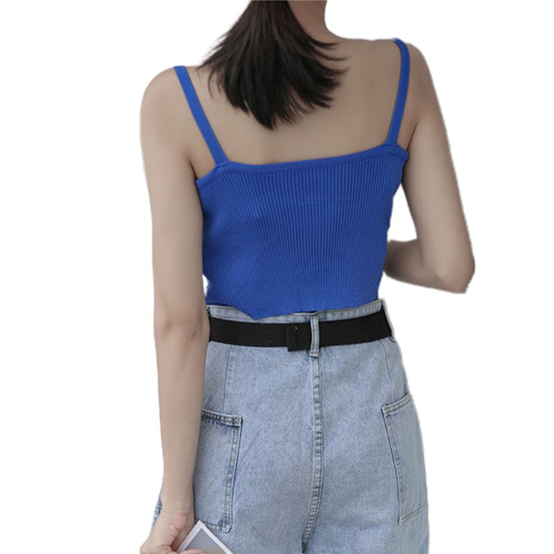 Women Ribbed Knit Tank Top Scoop Neck Zipper Front Solid Color Bodycon Camisole Sexy Backless Sleeveless Basic Vest, Black
Women Ribbed Knit Tank Top Scoop Neck Zipper Front Solid Color Bodycon Camisole Sexy Backless Sleeveless Basic Vest, Black