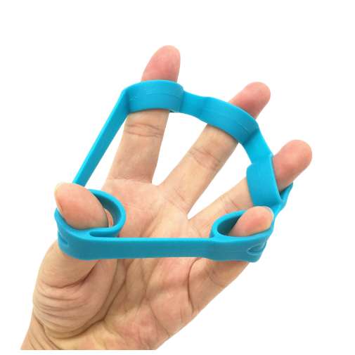 Silicone finger training rally finger resistance belt training device for fitness pull ring handle expander fitness equipment