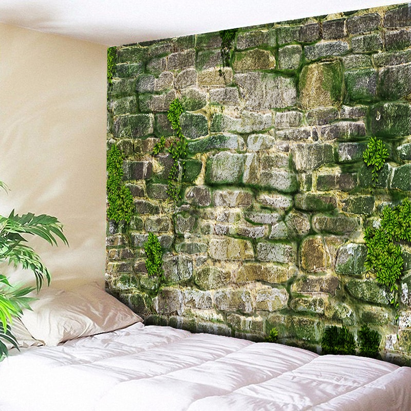 3D Stone Bricks Tapestry Wall Hanging Seaweed Green Bohemian Fabric Decorative Wall Tapestries Large Hippie Mandala Tapestry New
3D Stone Bricks Tapestry Wall Hanging Seaweed Green Bohemian Fabric Decorative Wall Tapestries Large Hippie Mandala Tapestry New