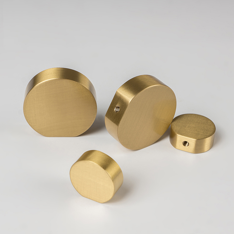Semicircular solid simple drawer knob furniture cabinet knob hardware wardrobe shoe door single hole handle closet cone pull
