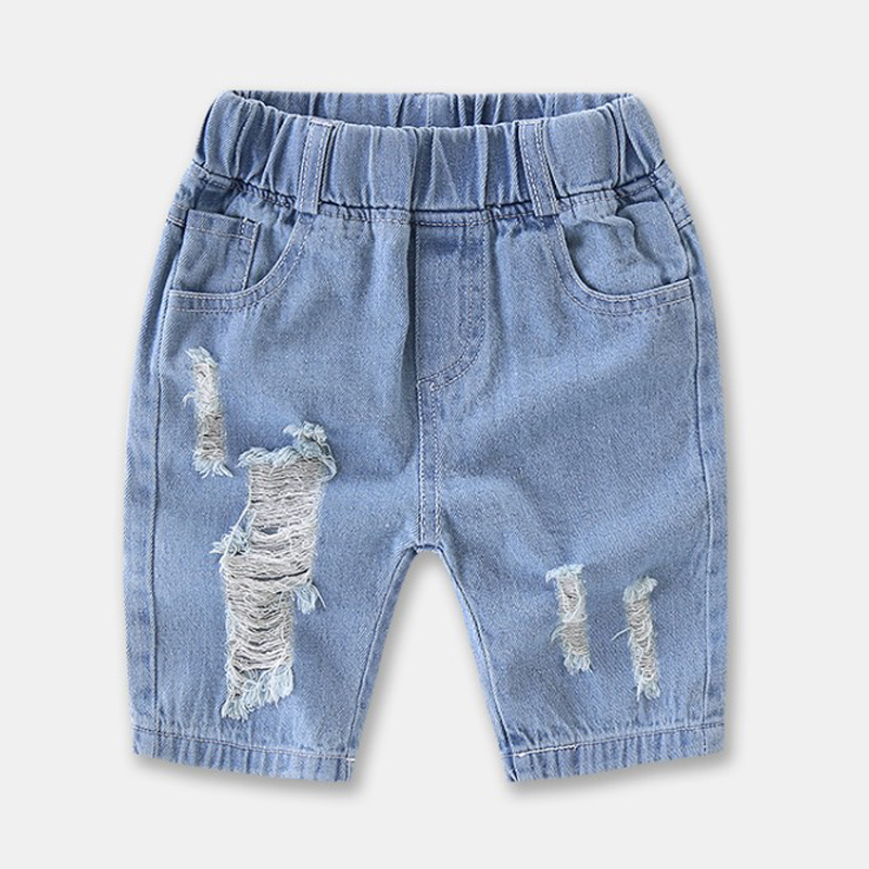 Children's Short Jeans Hole Jeans For Boys New Summer Kids Short Pants Denim Cowboy Trousers Jeans Boys Clothes, Blue
Children's Short Jeans Hole Jeans For Boys New Summer Kids Short Pants Denim Cowboy Trousers Jeans Boys Clothes, Blue
