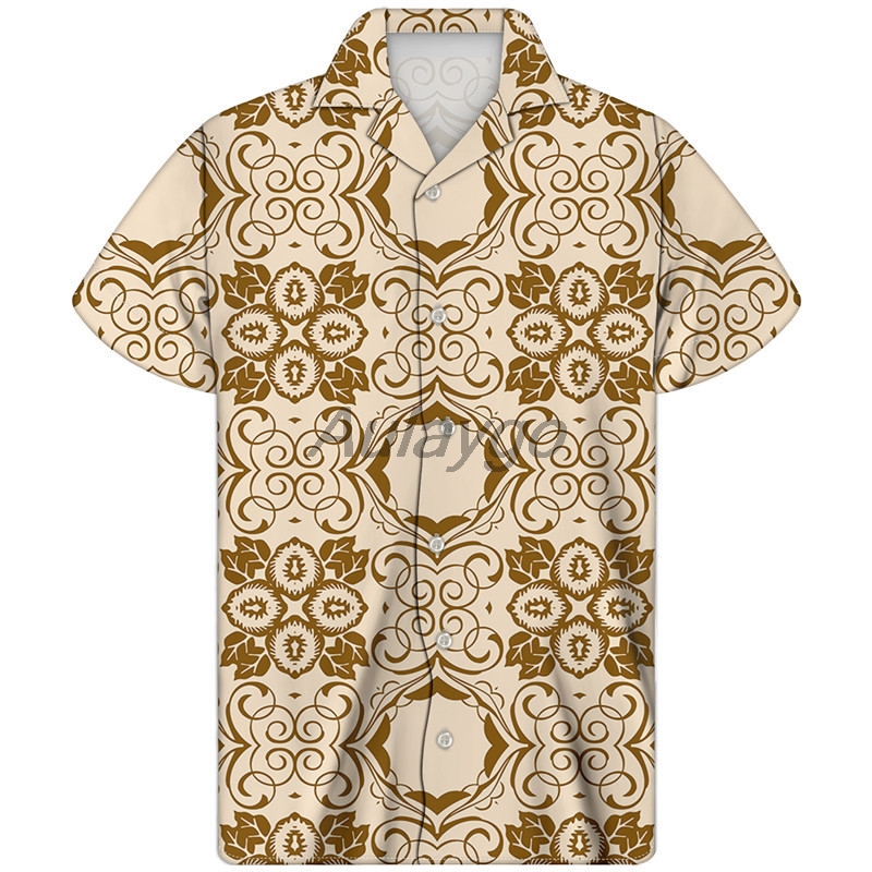 Traditional Printing Summer Men Cuban Guayabera Shirt Plus Size Male Hawaiian Shirt Streetwear Clothes Stand Collar Short Sleeve, Red
Traditional Printing Summer Men Cuban Guayabera Shirt Plus Size Male Hawaiian Shirt Streetwear Clothes Stand Collar Short Sleeve, Red