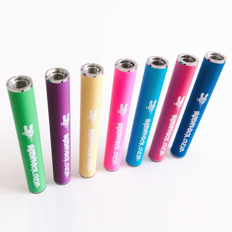 

7 Colors Moonrock Clear Battery 350mAh 10.5mm 510 Bud Touch LED Light Vape Pen battery For Bobby Blue Razzle Dazzle Cart 510 Cartridge