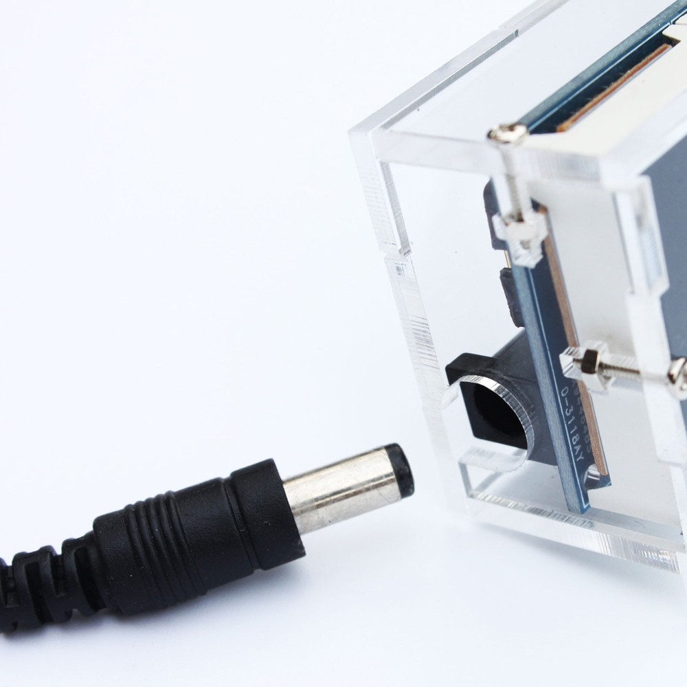 Digital Alarm Clock Digit DIY Electronic Clock Kit Module LED Light Control Temperature Date Time Display Large Screen for Table Desktop