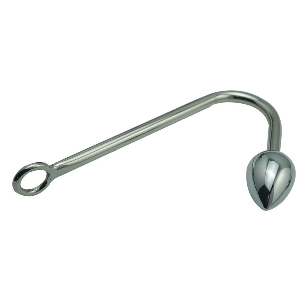Small medium large ball head for choose metal anal hook butt plug dilator alluminum alloy prostate massager sex toy for male Y18110402