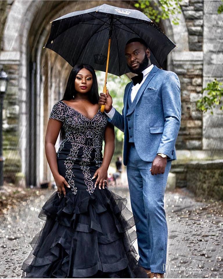 African Mermaid Prom Dresses Long V Neck Ruffle Skirt Black Evening Dress Backless special occasion party gowns formal wear