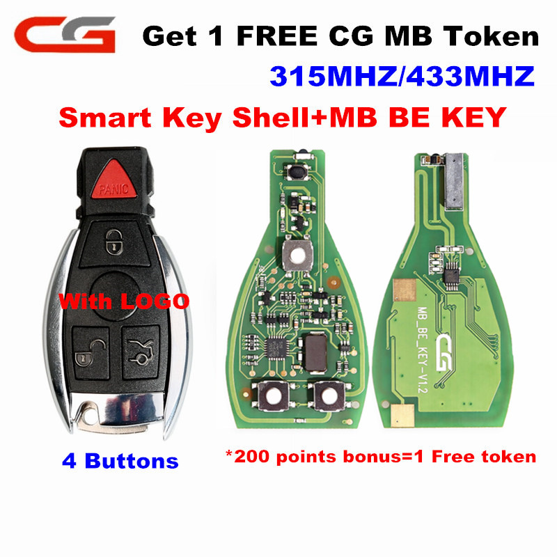 CG Original CGDI MB BE KEY PRO(1 Free MB Token) 433/315MHZ Switch V1.2 Smart Key Shell 3/4Buttons With Logo For
CG Original CGDI MB BE KEY PRO(1 Free MB Token) 433/315MHZ Switch V1.2 Smart Key Shell 3/4Buttons With Logo For