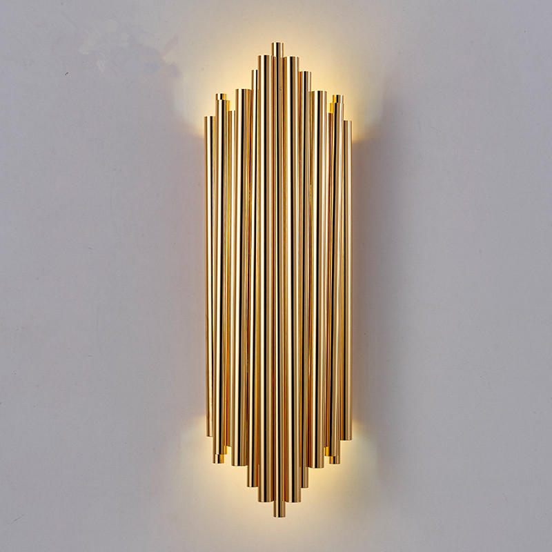 New Art deco wall lamp modern wall light H50cm gold home lighting , luxury hotel lights 90-260V
New Art deco wall lamp modern wall light H50cm gold home lighting , luxury hotel lights 90-260V