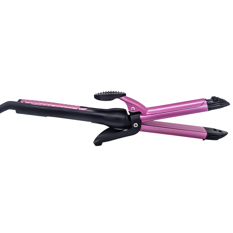 2 In 1 Professional Hair Curler Straightener Electric Curling Iron Roller Fast Heat Curling Wand Hair Styler Pro Styling Tool