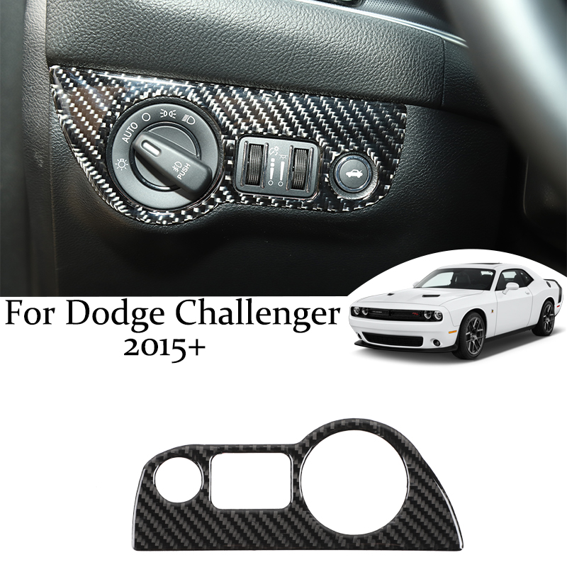 Carbon Fiber Headlight Switch Panel Decorative Sticker for Dodge Challenger 2015+ Factory Outlet Car Interior Accessories
Carbon Fiber Headlight Switch Panel Decorative Sticker for Dodge Challenger 2015+ Factory Outlet Car Interior Accessories