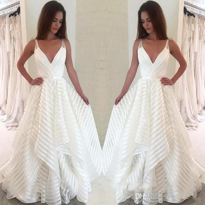 Deep V Neck Spaghetti Straps A Line Wedding Dress Stripes Lace Tulle Tiers Ruffles Floor Length Bridal Gown Robe de mariee BC0856, Black
Deep V Neck Spaghetti Straps A Line Wedding Dress Stripes Lace Tulle Tiers Ruffles Floor Length Bridal Gown Robe de mariee BC0856, Black
