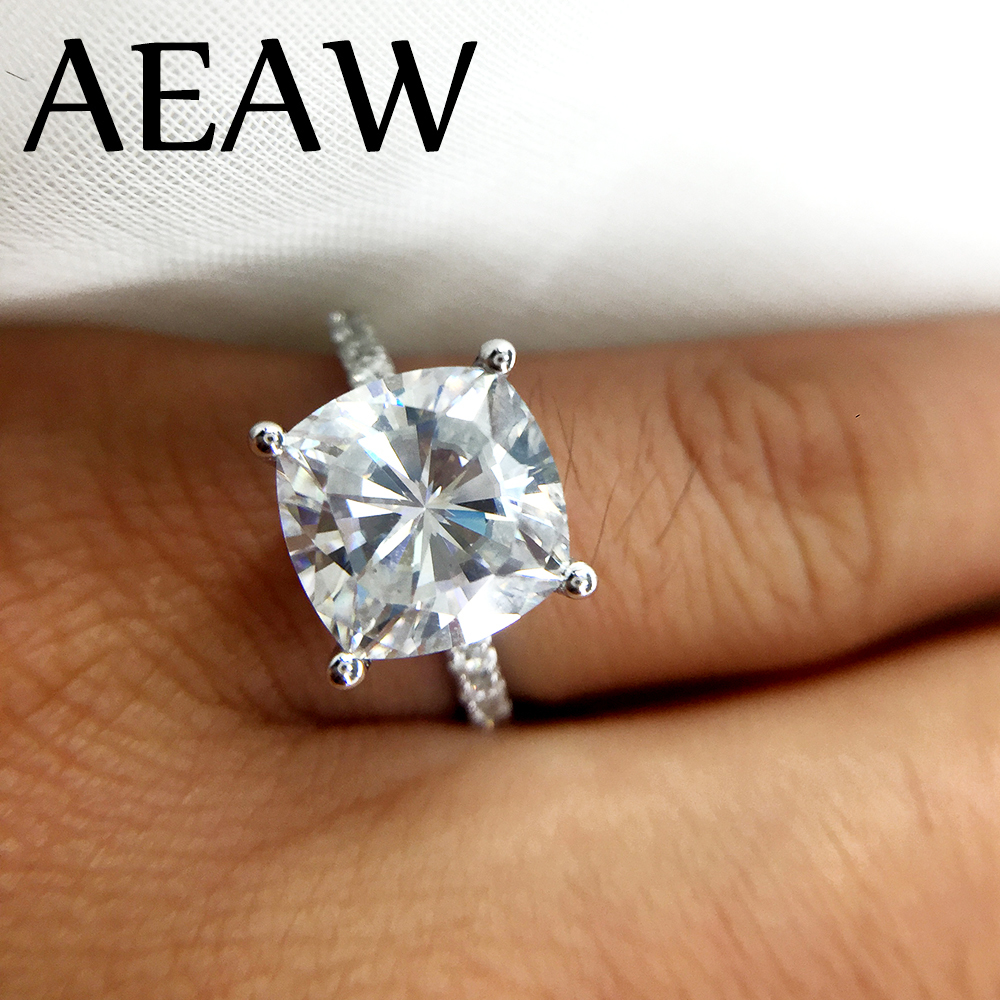 3.5 ct 9mm Cushion Cut Engagement&Wedding Diamond Ring Double Halo Ring Genuine 14K 585 White Gold S200110
3.5 ct 9mm Cushion Cut Engagement&Wedding Diamond Ring Double Halo Ring Genuine 14K 585 White Gold S200110