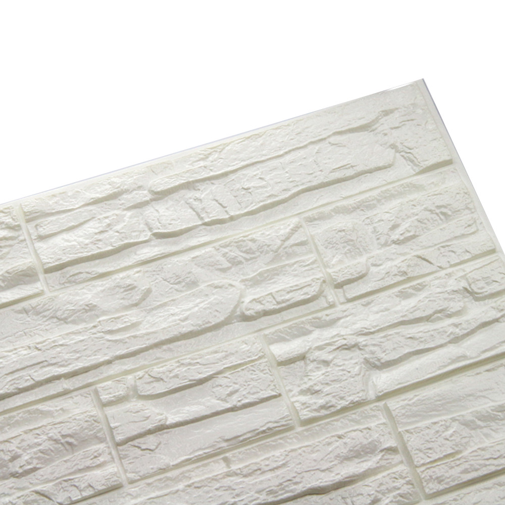 KAKUDER 3D Brick Wallpaper PE Foam Wallpaper Self-Adhesive Panels Room Decal Stone Decoration Embossed 60*30cm dropshipping 323Z
