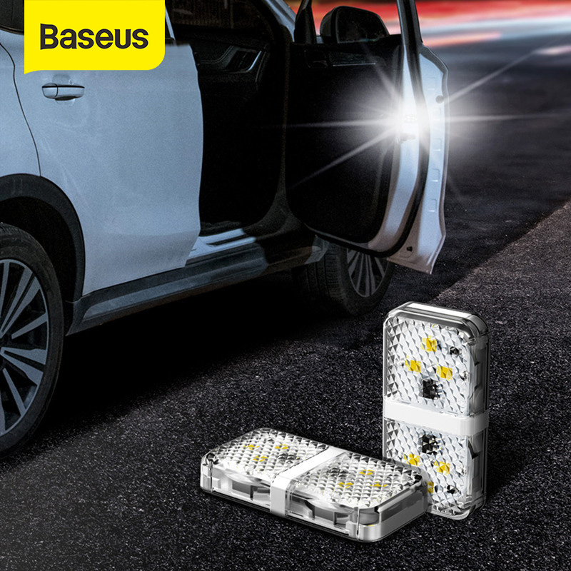 Baseus 2Pcs 6 LEDs Car Openning Door Warning Light Safety Anti-collision Flash Lights Wireless Magnetic Alarm Signal Lamp
Baseus 2Pcs 6 LEDs Car Openning Door Warning Light Safety Anti-collision Flash Lights Wireless Magnetic Alarm Signal Lamp