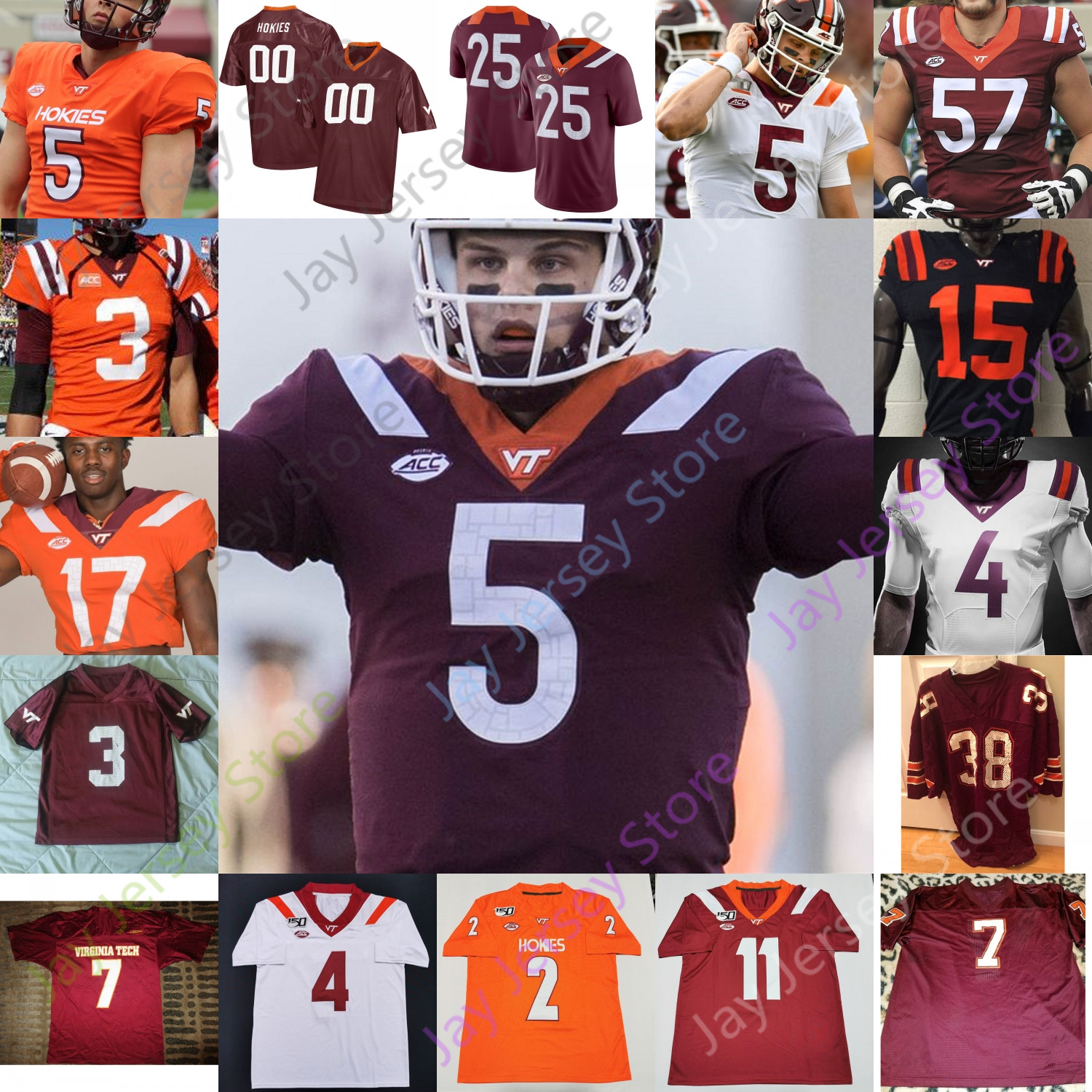 Custom 2020 Virginia Tech Hokies Football Jersey NCAA College Quincy Patterson II Terrell Edmunds Edmunds Fuller Taylor Wilson Hall Smith, Red v
Custom 2020 Virginia Tech Hokies Football Jersey NCAA College Quincy Patterson II Terrell Edmunds Edmunds Fuller Taylor Wilson Hall Smith, Red v