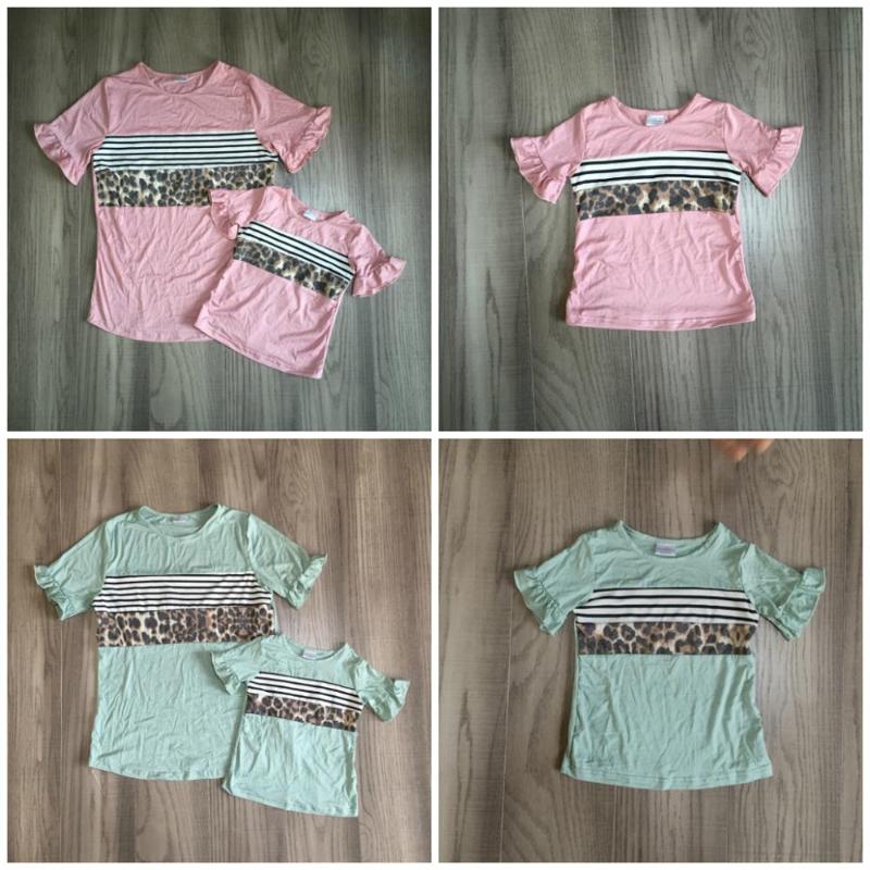 summer baby girls children clothes cotton ruffles t-shirt top raglans leopard stripe mommy& me mint pink family look, Mint baby
summer baby girls children clothes cotton ruffles t-shirt top raglans leopard stripe mommy& me mint pink family look, Mint baby