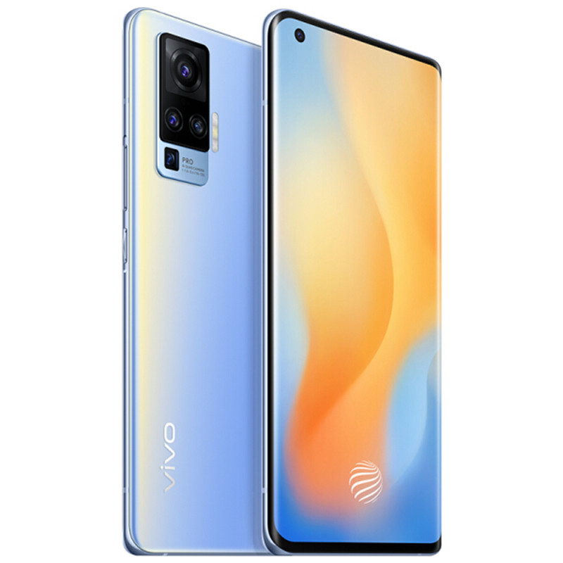 Original VIVO X50 Pro 5G Mobile Phone 8GB RAM 128GB 256GB ROM Snapdragon 765G Octa Core Android 6.56" Full Screen 48.0MP NFC Face ID Smart Cell P