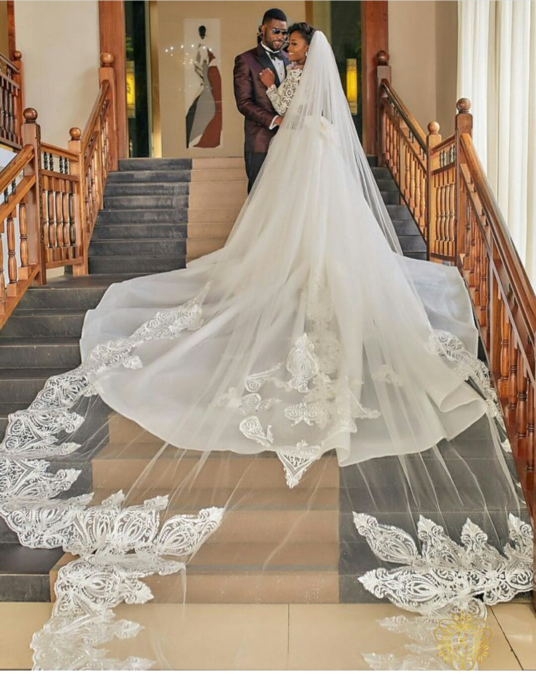 Princess Wedding Veils Long One Layer Custom Made Luxury Bridal Veils Lace Appliqued Edge Bride Veil Free Shipping 3M Long, Ivory
Princess Wedding Veils Long One Layer Custom Made Luxury Bridal Veils Lace Appliqued Edge Bride Veil Free Shipping 3M Long, Ivory