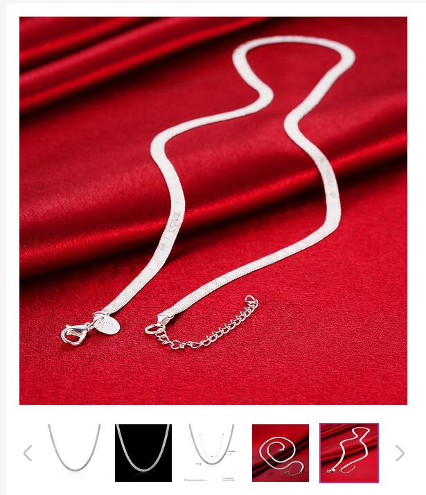 Brand new I LOVE YOU necklace Men sterling silver plate necklace STSN201,wholesale fashion 925 silver Chains necklace factory direct sale