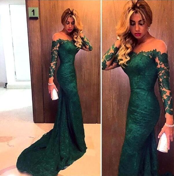 2019 Emerald Green Mother Of The Bride Dresses Mermaid Sheer Neck Long Sleeves Full Lace Plus Size Evening Gowns Wear Wedding Guest Dress
2019 Emerald Green Mother Of The Bride Dresses Mermaid Sheer Neck Long Sleeves Full Lace Plus Size Evening Gowns Wear Wedding Guest Dress