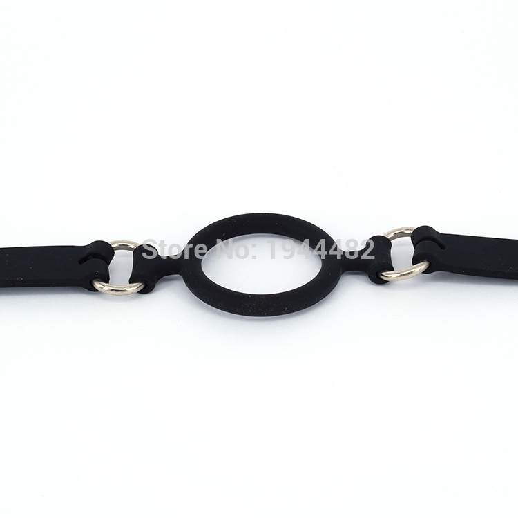 SODANDY Open Mouth Gag Silicone Ball Gag Sex Slave Sex Toys For Women Bondage Restraint O Ring Gag Adult Game For Couple Torture C18112701 - view 6
