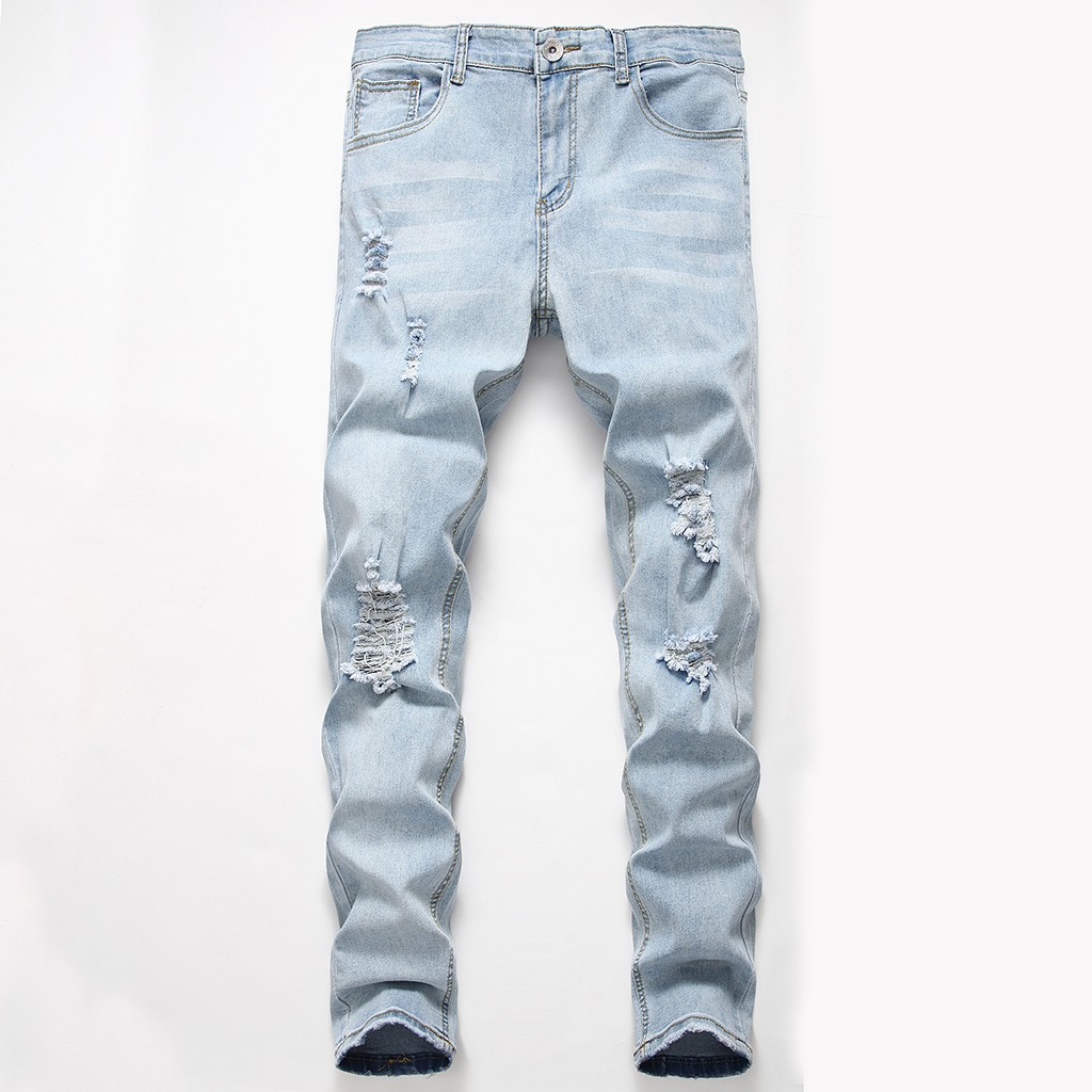 Men' New Fashion Personality Ripped Slim Fit Zipper Stretch Denim Trousers Mens Super Skinny Jeans Vaqueros Hombre 2019 New, Blue
Men' New Fashion Personality Ripped Slim Fit Zipper Stretch Denim Trousers Mens Super Skinny Jeans Vaqueros Hombre 2019 New, Blue