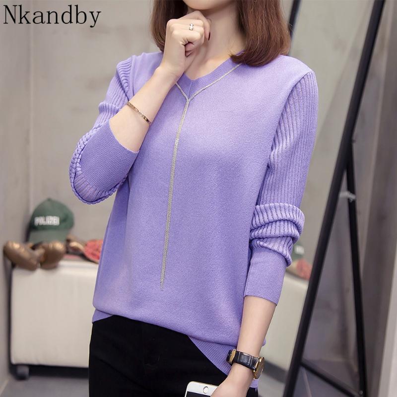 Nkandby Plus Size V Neck Women Pullover 2020 Spring Fashion Korean Bright Silk Knitted Sweaters Oversized Loose Knitwear Tops, Black
Nkandby Plus Size V Neck Women Pullover 2020 Spring Fashion Korean Bright Silk Knitted Sweaters Oversized Loose Knitwear Tops, Black