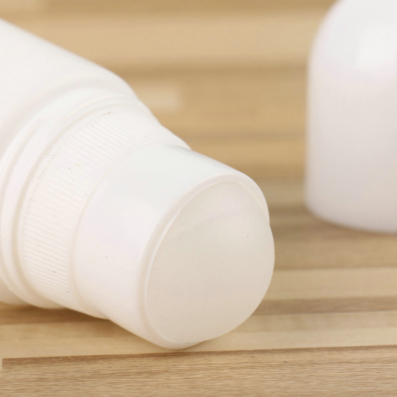 30ml 50ml 100ml White Plastic Roll On Bottle Refillable Deodorant Bottle Essential Oil Perfume Bottles DIY Personal Cosmetic Containers