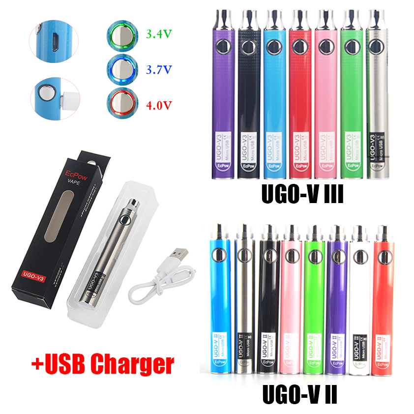 100% Original UGO V2 V3 I II Battery 650 900 mAh Preheat VV Battery Micro USB Charger Fit 510 Thread EGo Thick Oil Vape Cartridge
100% Original UGO V2 V3 I II Battery 650 900 mAh Preheat VV Battery Micro USB Charger Fit 510 Thread EGo Thick Oil Vape Cartridge