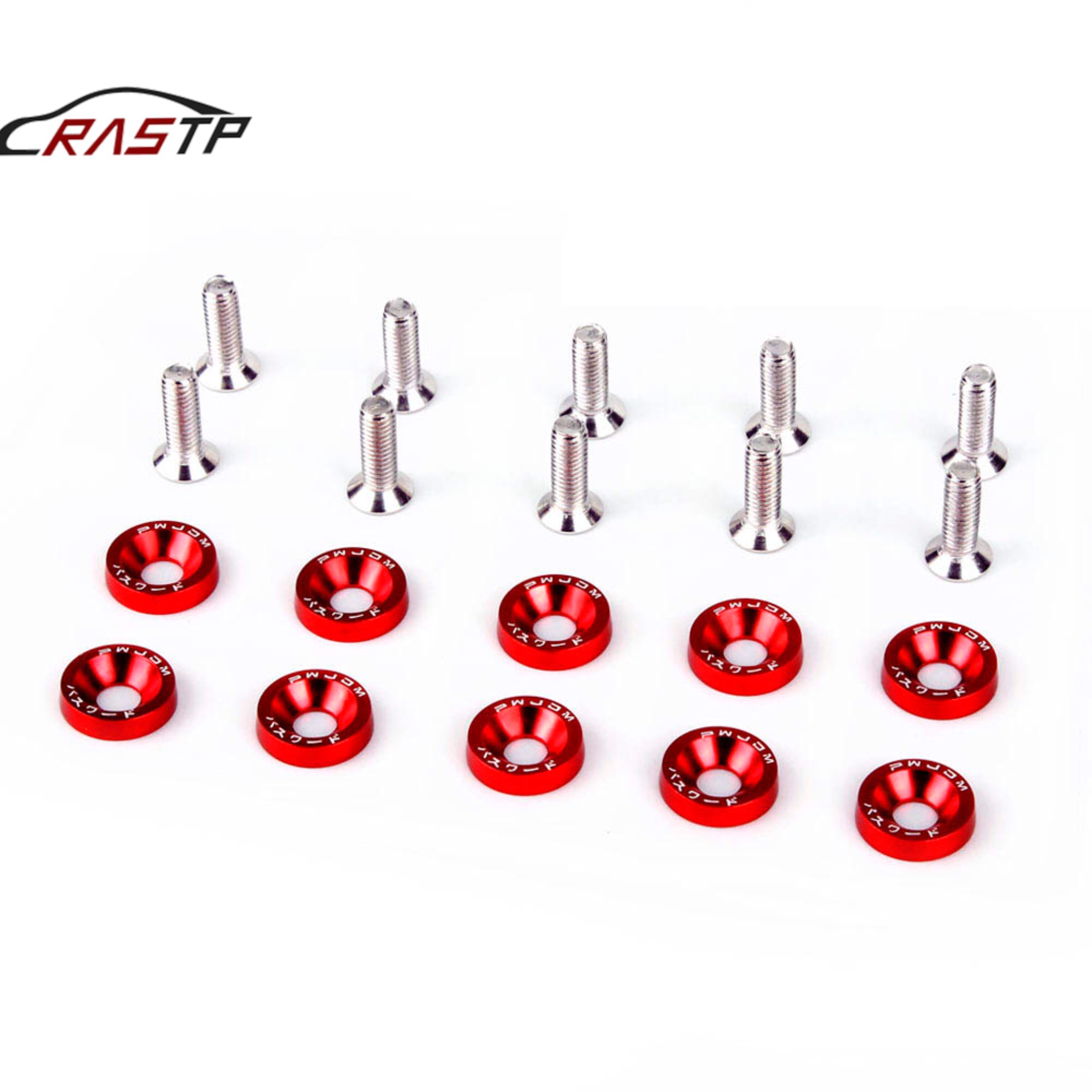 RASTP-JDM Style Fender Washers (10pcs/Pack) Washers and Bolt Aluminum for Honda Civic Integra RSX EK EG DC RS-QRF002 RS-QRF002
RASTP-JDM Style Fender Washers (10pcs/Pack) Washers and Bolt Aluminum for Honda Civic Integra RSX EK EG DC RS-QRF002 RS-QRF002