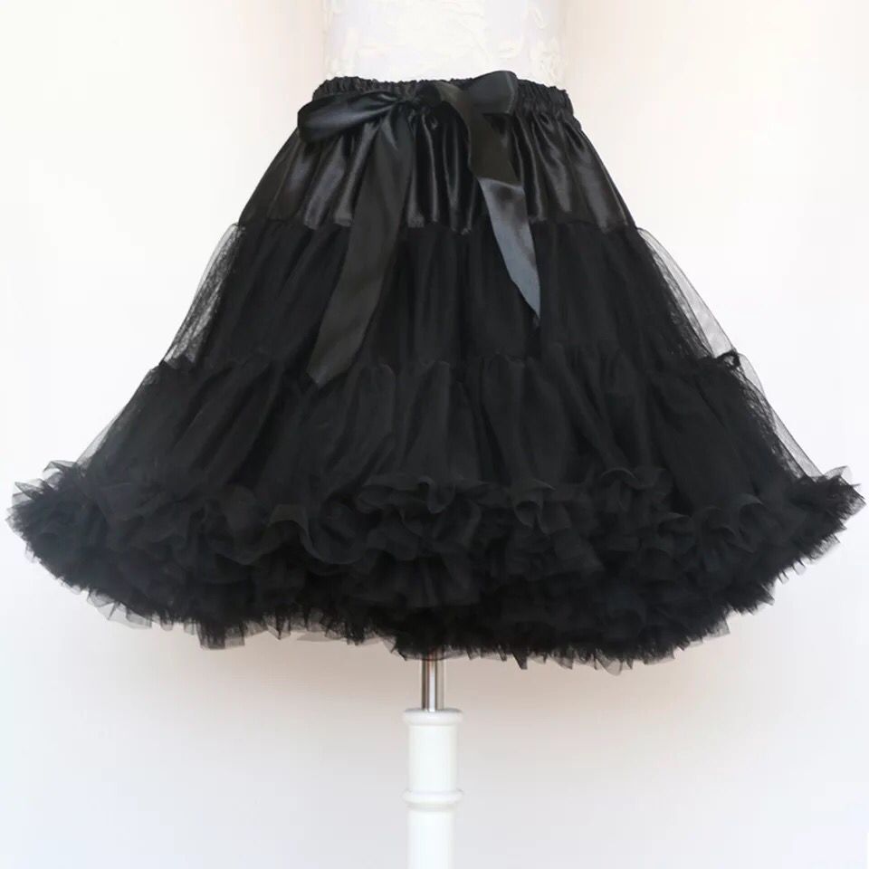 Ball Gown Underskirt Cosplay Swing Short Dress Petticoat Lolita Petticoat Ballet Tutu Skirt Rockabilly Crinoline for wedding occasion gown