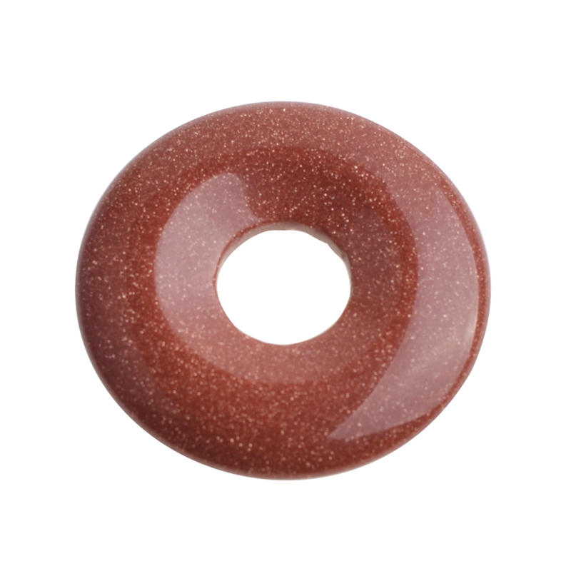 12 natural stone nostalgic pendant round gemstone donuts beads jewelry retro elegant temperament necklace