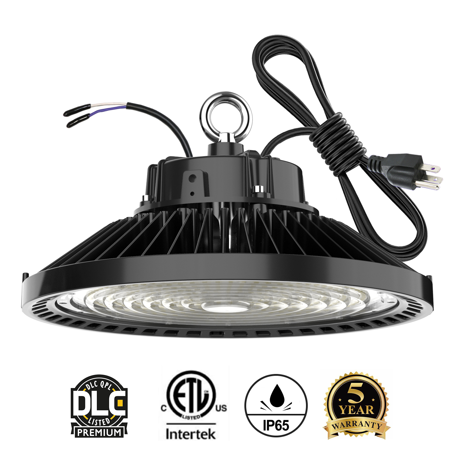 240W UFO LED High Bay Lights 150W 200W LED Industrial Lighting Led warehouse exhibition lighting Lamp Highbay Light ETL DLC 5 Years Warranty