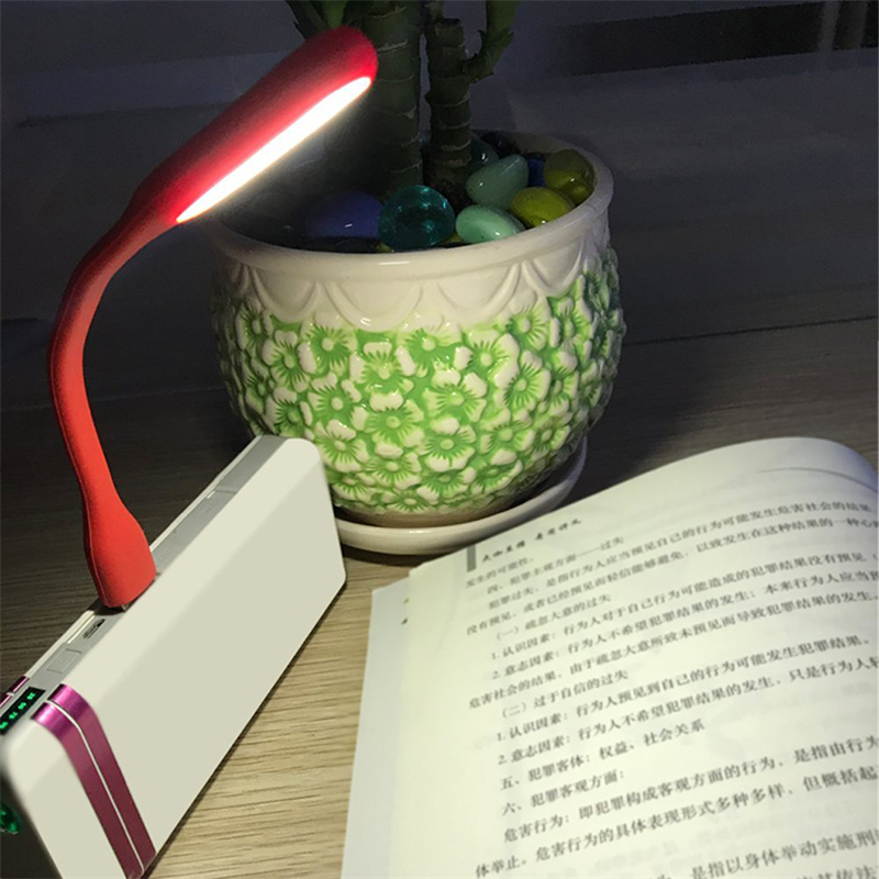 Portable 5V 1.2W LED Lamp Mini USB table light Reading Lighting Protect Eye Lights for Power bank Comupter Notebook