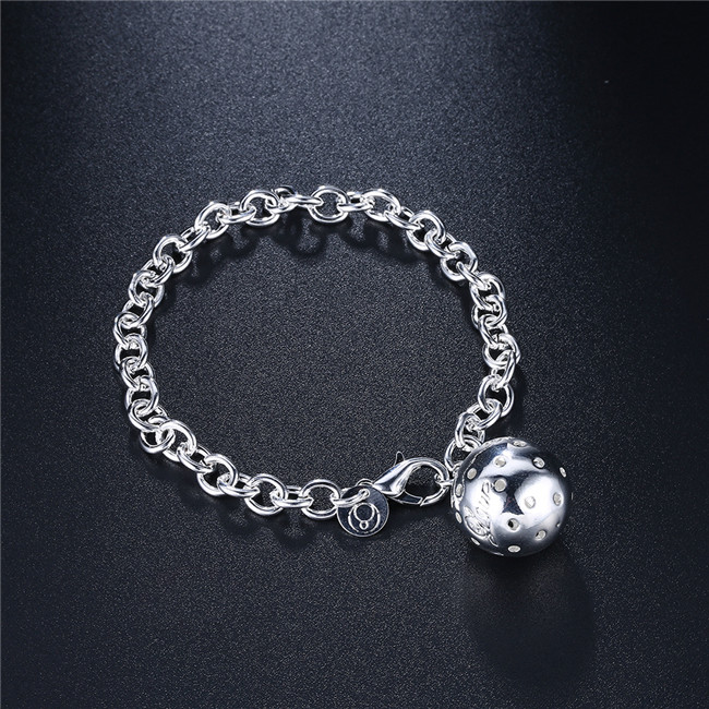 Hot sale best gift 925 silver Lob Bracelet DFMCH043, brand new fashion 925 sterling silver plated Chain link bracelets
