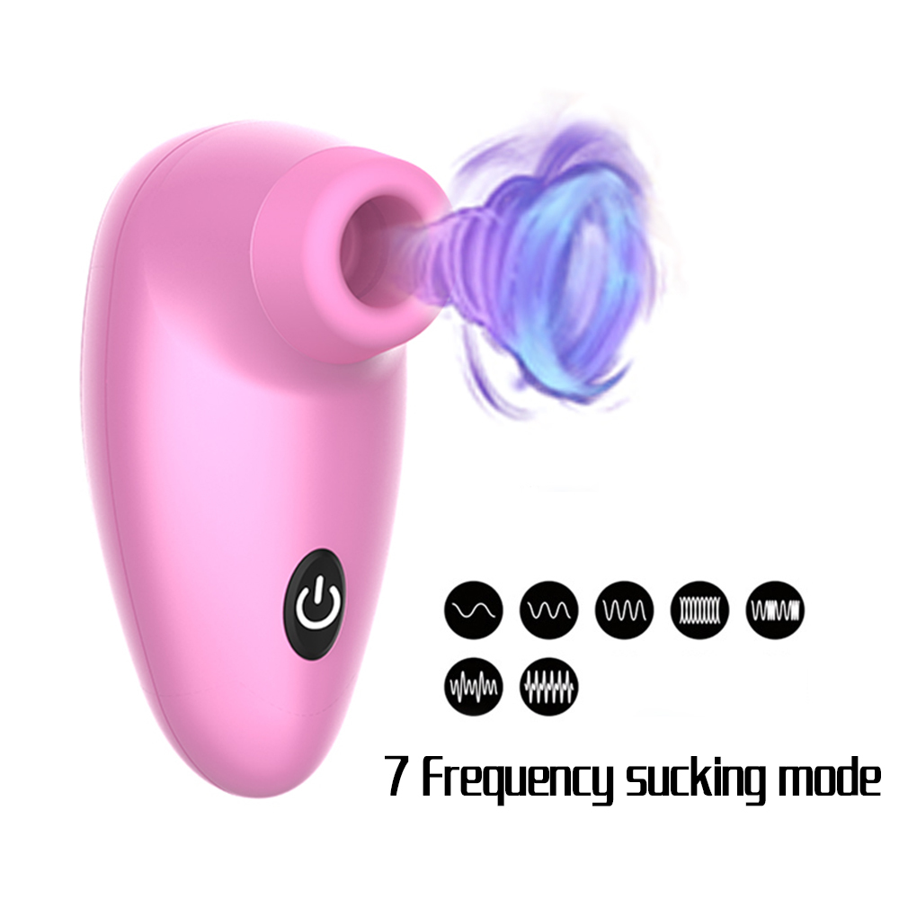 7 Speeds Nipple Clitoral Stimulation Sucking Vibrator Oral Tongue Licking Dildo Vibrator Nipple Sucker for Women Adults Sex Toys Y191219
