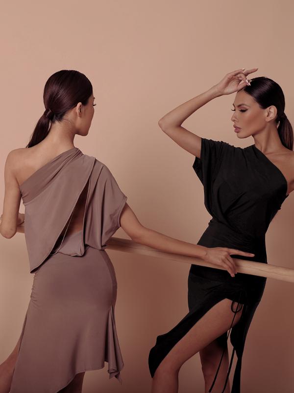 ZYMdancestyle Queenie Diamante One Shoulder Dress #2026 Women/Ballroom/Tango/Cha Cha/Rumba/Samba/ For Dancing, Classic black
ZYMdancestyle Queenie Diamante One Shoulder Dress #2026 Women/Ballroom/Tango/Cha Cha/Rumba/Samba/ For Dancing, Classic black
