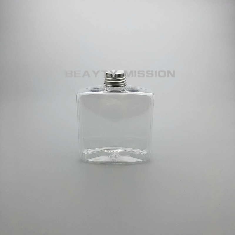 BEAUTY MISSION Clear 250ml 24 pcs Empty Square flat Juice Water Bottle, Aluminum Cap PET Thickening Refillable Creative bottle
BEAUTY MISSION Clear 250ml 24 pcs Empty Square flat Juice Water Bottle, Aluminum Cap PET Thickening Refillable Creative bottle