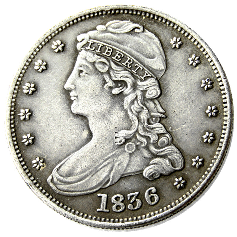 US 1836-1837 Capped Bust Half Dollar Craft Silver Plated Copy Coin metal dies manufacturing factory Price
US 1836-1837 Capped Bust Half Dollar Craft Silver Plated Copy Coin metal dies manufacturing factory Price