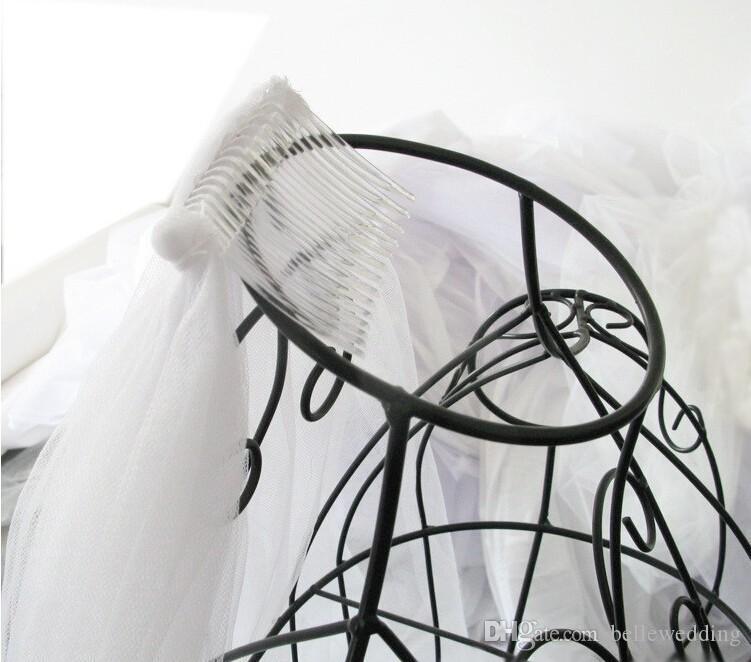 Elegant Bridal Veils With Cut Edge Cathedral Length3m5m 10m Super Long One Tier Tulle WhiteIvory selling Wedding Veils F11