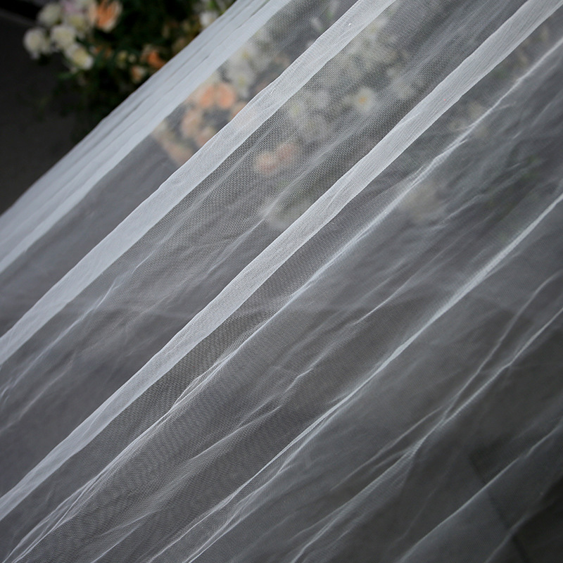 best selling chapel length bridal veils with appliques in stock long wedding veils vestido de noiva longo wedding veil v01