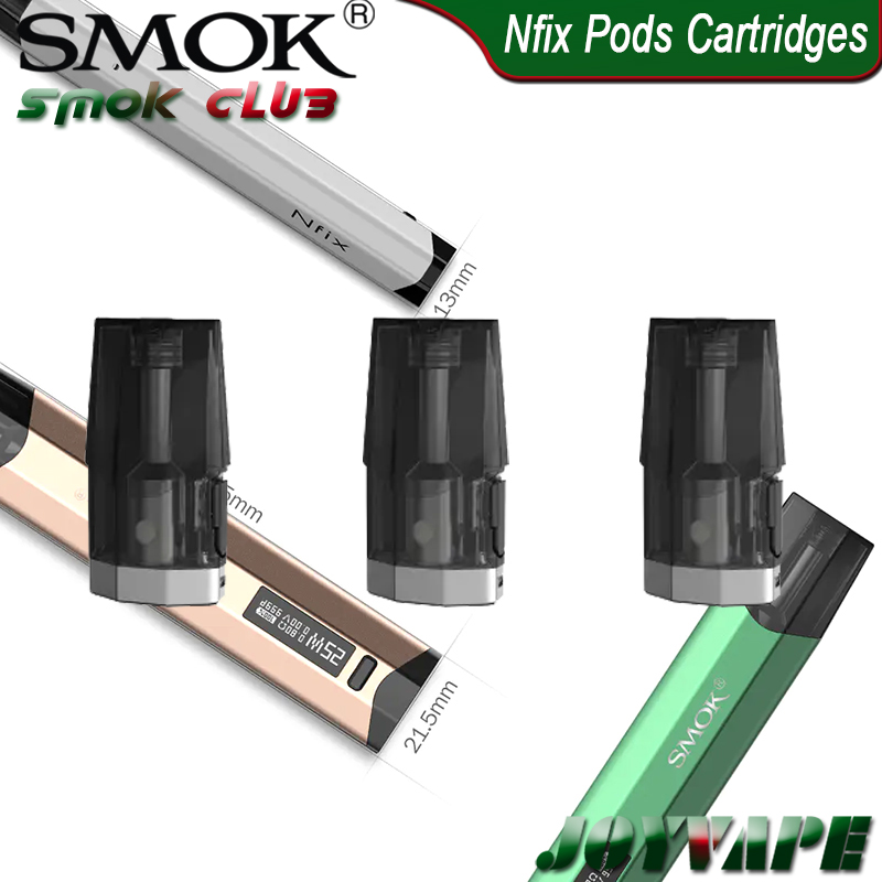 SMOK Nfix Nfix-mate Replacement Pods Cartridges DC MTL 0.8ohm SC MTL 1.0ohm Meshed 0.8ohm Pod Cartridges 3.0ml 100% Original
SMOK Nfix Nfix-mate Replacement Pods Cartridges DC MTL 0.8ohm SC MTL 1.0ohm Meshed 0.8ohm Pod Cartridges 3.0ml 100% Original